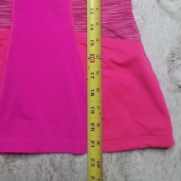 ✨️CL Athleta Pink Tank Top Heathered Side Racer Back - Picture 11 of 11